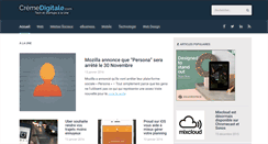 Desktop Screenshot of cremedigitale.com